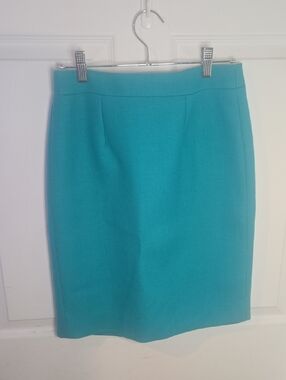 J. Crew Teal Pencil Skirt